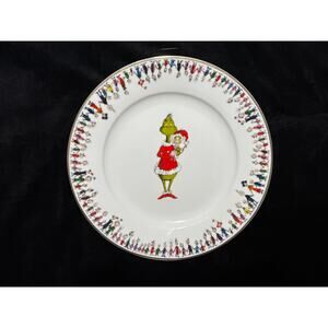 Dr. Seuss Zrike 2024 Dinner Plate Cindy Lou Hoo Hooville Grinch